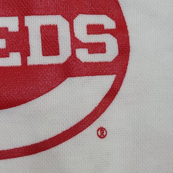 Vintage 80s Cincinnati Red Ringer Shirt XS/S 18x26 Baseball - Picture 11 of 16